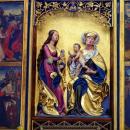 In the middle Madonna ~ 1520, Jesus and Saint Anne, basilica, Dobre Miasto