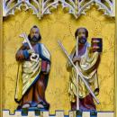 Peter & Andrew apostles, ~1420, basilica, Dobre Miasto, Poland