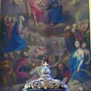 Adoracja Trojcy Swietej przez wszystkich swietych 1748, Bazylika, Dobre Miasto